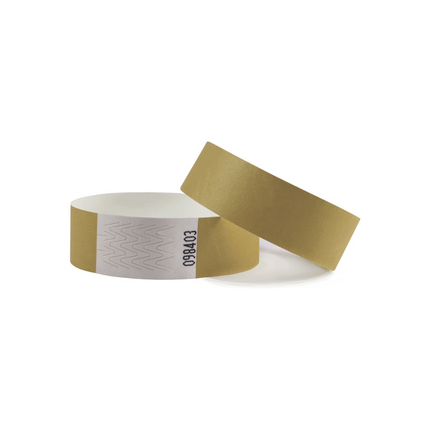 Pulseras de Tyvek sin diseño - 100 unidades