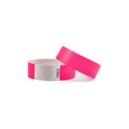 Pulseras de Tyvek sin diseño - 100 unidades
