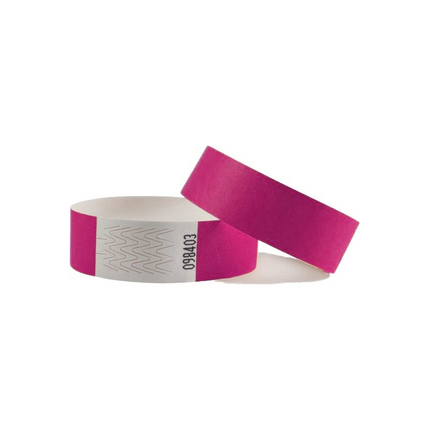 Pulseras de Tyvek sin diseño - 100 unidades