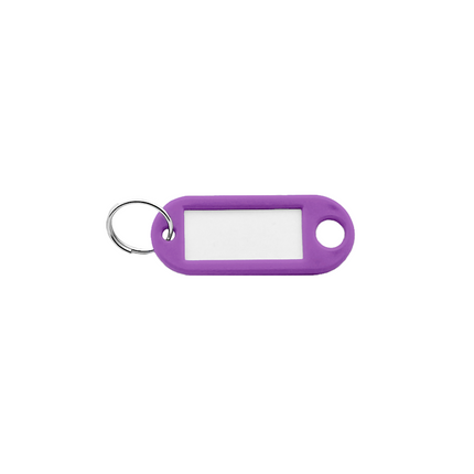 Etiquetas para llaves con anillo 55x22 mm - Por 100 unidades