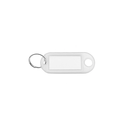 Etiquetas para llaves con anillo 55x22 mm - Por 100 unidades