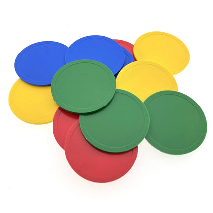 Fichas de plastico extra grande Ø70  mm - 100 unidades