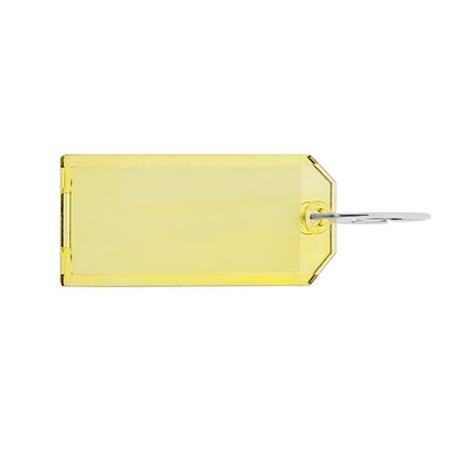 Etiqueta para llaves de metacrilato 75x31 mm - ventana por ambos lados