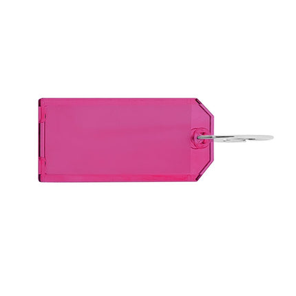 Etiqueta para llaves de metacrilato 75x31 mm - ventana por ambos lados