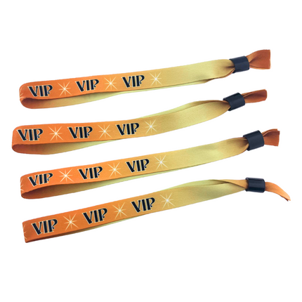 Pulseras de tela VIP - 100 unidades