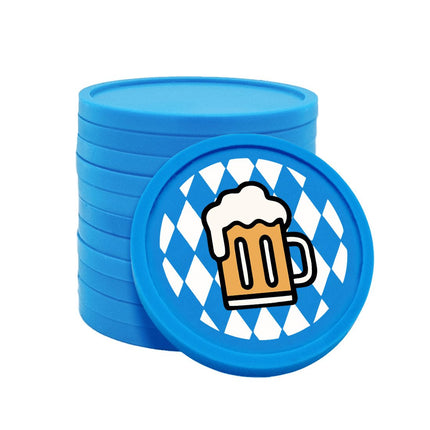 Fichas de plastiico Oktoberfest Ø29 mm - 100 unidades