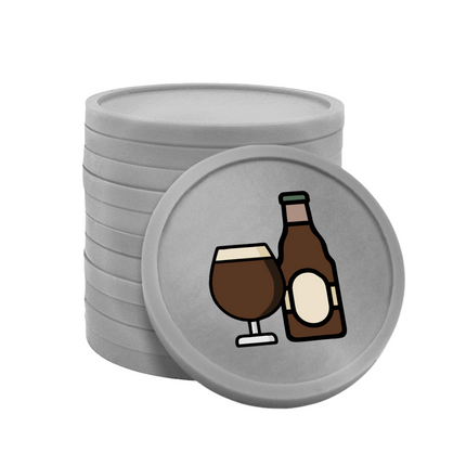 Fichas de plastico cerveza especial Ø29 mm - 100 unidades