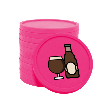 Fichas de plastico cerveza especial Ø29 mm - 100 unidades