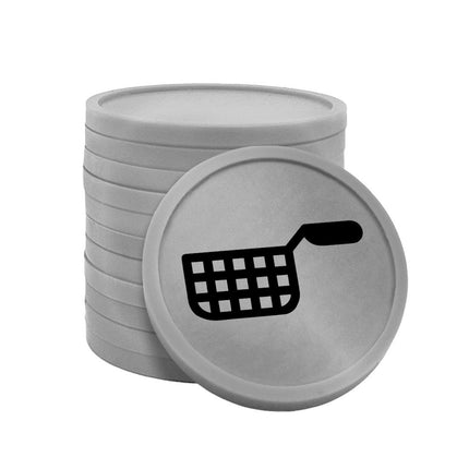 Fichas de plastico freidora Ø29 mm - 100 unidades