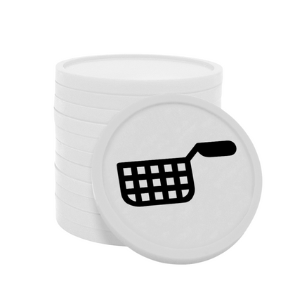 Fichas de plastico freidora Ø29 mm - 100 unidades