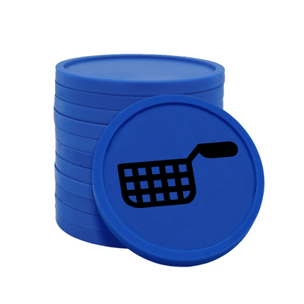 Fichas de plastico freidora Ø29 mm - 100 unidades