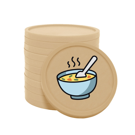 Fichas de plastico sopa Ø29mm - 100 unidades