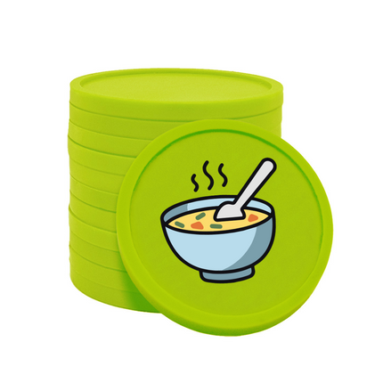 Fichas de plastico sopa Ø29mm - 100 unidades