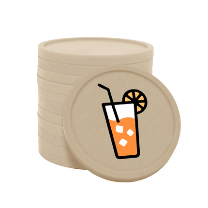 Fichas de plastico refresco Ø29mm - 100 unidades