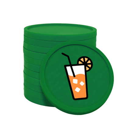 Fichas de plastico refresco Ø29mm - 100 unidades