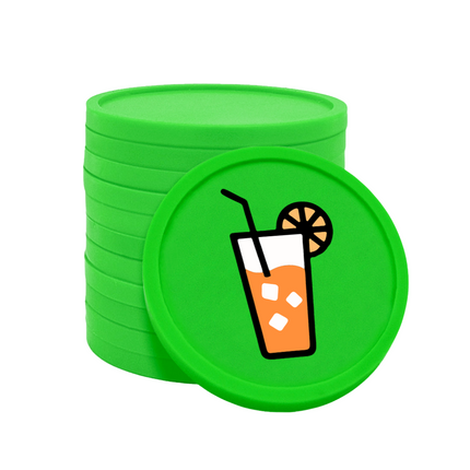 Fichas de plastico refresco Ø29mm - 100 unidades