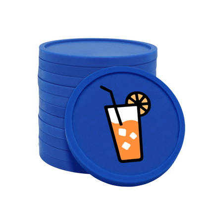 Fichas de plastico refresco Ø29mm - 100 unidades