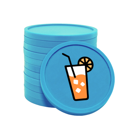 Fichas de plastico refresco Ø29mm - 100 unidades