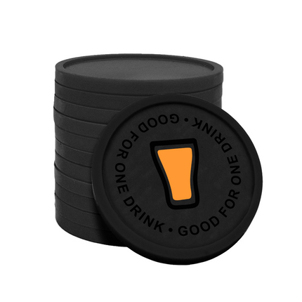 Fichas de plastico Good for one drink Ø29 mm - 100 unidades