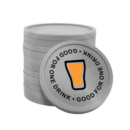 Fichas de plastico Good for one drink Ø29 mm - 100 unidades