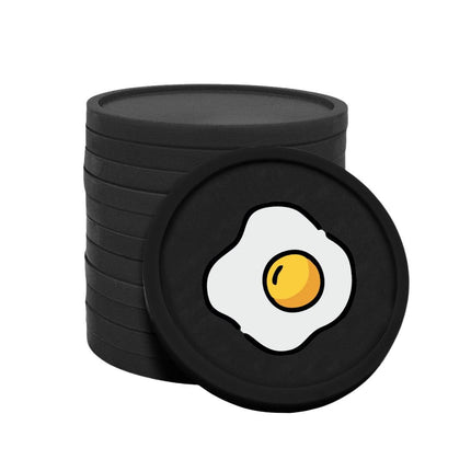 Fichas de plastico huevo frito Ø29 mm - 100 unidades