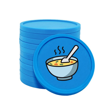 Fichas de plastico sopa Ø29mm - 100 unidades