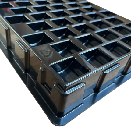 Bandeja de almacenamiento de plástico para 500 fichas – Ø 23-29 mm