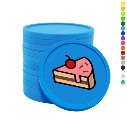 fichas de plastico pasteleria Ø29 mm - 100 unidades