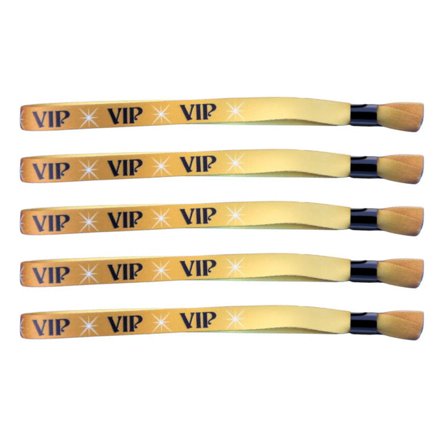 Pulseras de tela VIP - 100 unidades