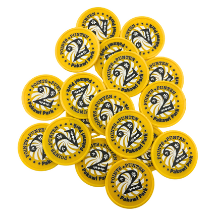 Fichas de plastico personalizadas  Ø35 mm - 100 unidades