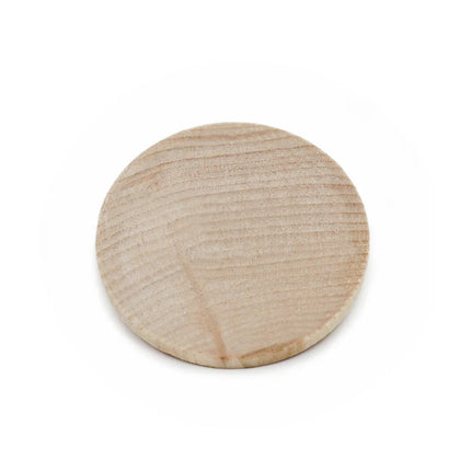 Fichas de madera Ø51 mm - 50 unidades