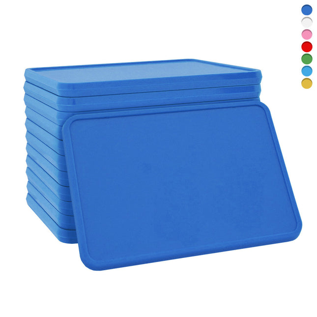 Fichas de plastico rectangular, 50x35 mm - 100 unidades