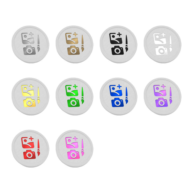 Fichas Personalizadas Impresas con foil Ø29mm - 1000 unidades