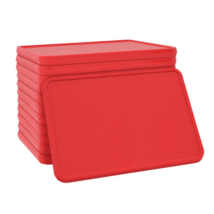 Fichas de plastico rectangular, 50x35 mm - 100 unidades