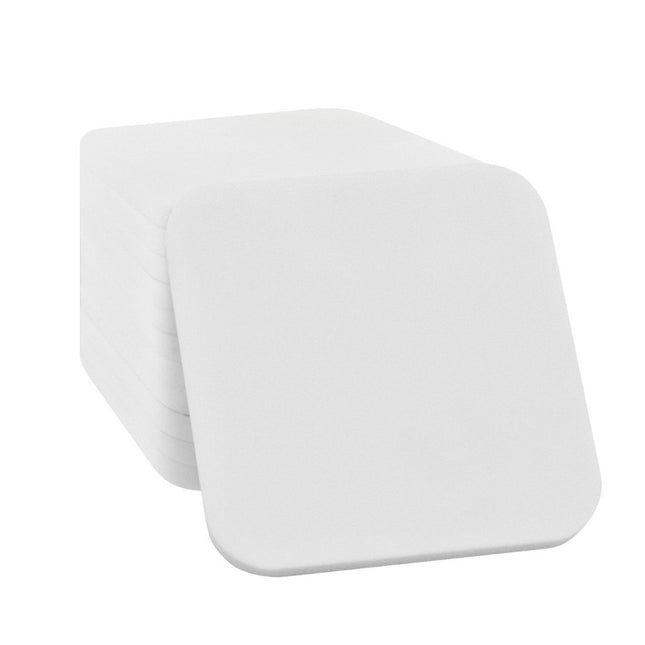 Fichas de plastico cuadrada, 38x38 mm - 100 unidades