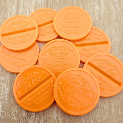 Fichas personalizadas para eventos en relieve Ø29 mm - a partir de 3000 piezas - por 1000 unidades