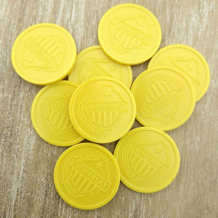 Fichas en relieve personalizadas Ø29 mm - 1000 unidades