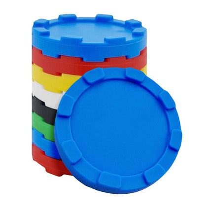Fichas apilables en plastico  Ø29 mm - 100 unidades