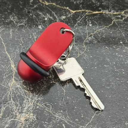 Llavero para hotel Mini Classic personalizable Rojo - Por unidad