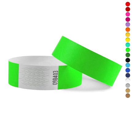Pulseras de Tyvek sin diseño - 100 unidades