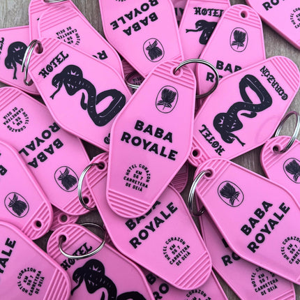 Llavero para hotel de plastico Hunter personalizable 88 x 45 mm - Por unidad