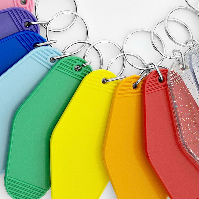 Llavero para hotel Hunter de plastico 88 x 45 mm - Por unidad