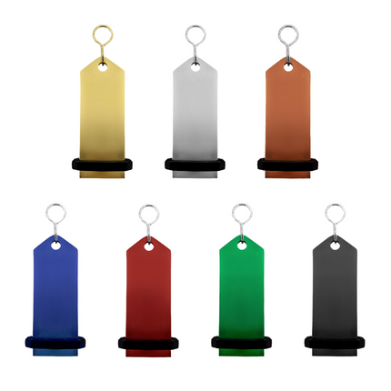 Llavero para hotel Midi Bumerang 30x75 mm - Por unidad