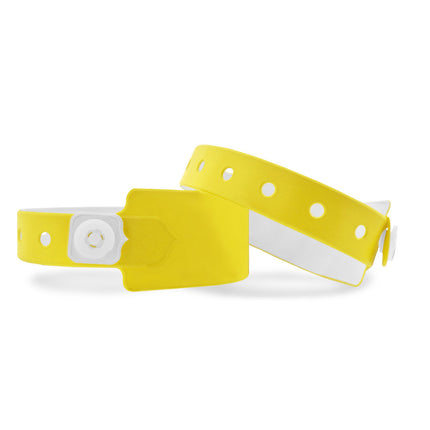 pulseras de vinilo blanco 250x26 mm - 100 unidades