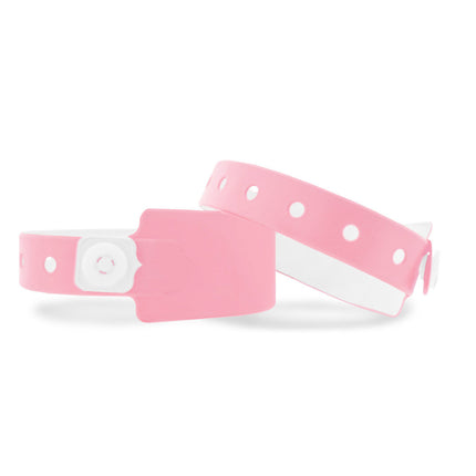 pulseras de vinilo blanco 250x26 mm - 100 unidades