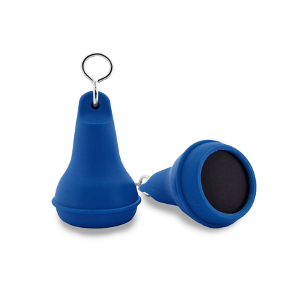 Llavero para hotel de plastico Mayfair Azul 41x70 mm - Por unidad