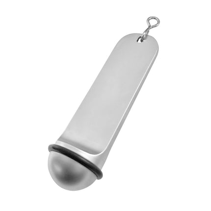 Llavero para hotel Classico aluminio plateado personalizable - por unindad