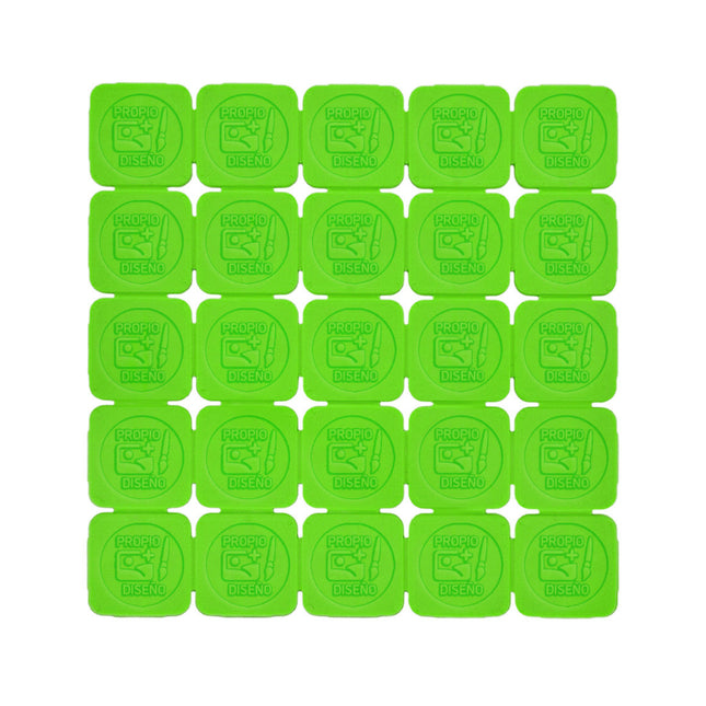 Fichas para festivales personalizados de plastico en relieve - 1000 unidades