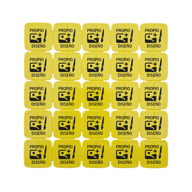 Fichas para festivales plastico recyclado impresa - 1000 unidades