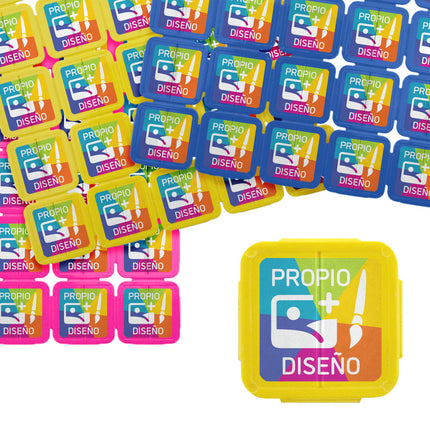 Fichas para festivales plastico recyclado impresa - 1000 unidades